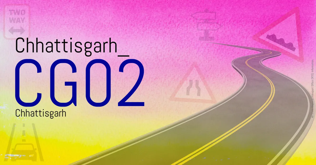 CG02 Chhattisgarh
 RTO