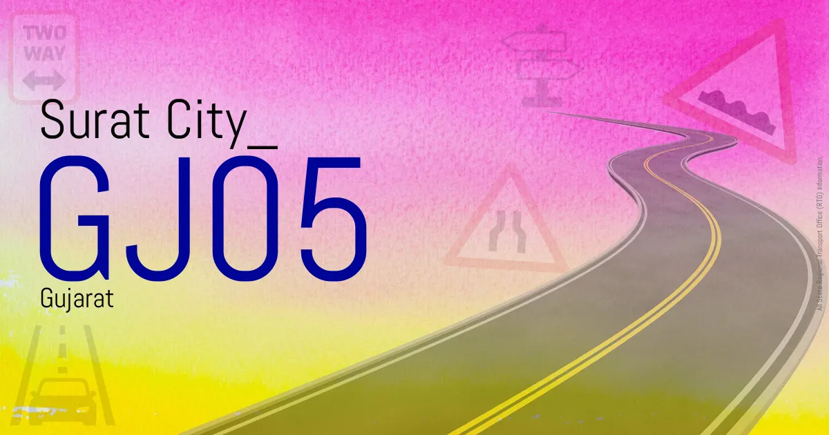 GJ05 Surat City RTO