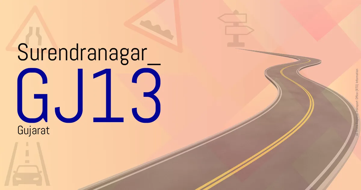 GJ13 Surendranagar
 RTO