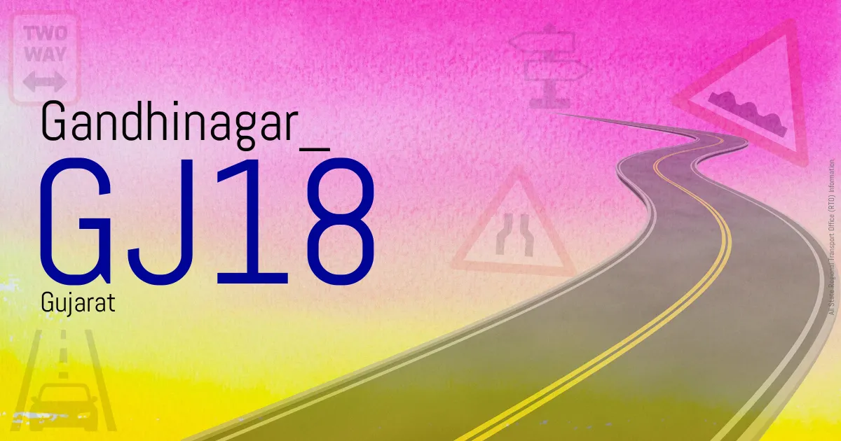 GJ18 Gandhinagar
 RTO
