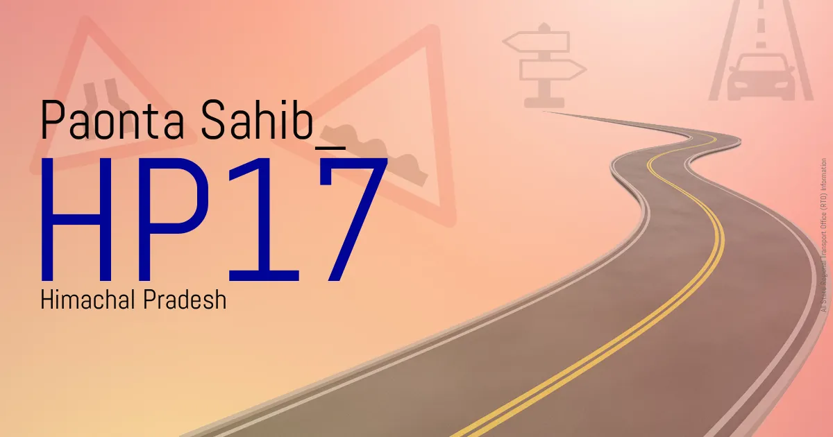 HP17 Paonta Sahib RTO