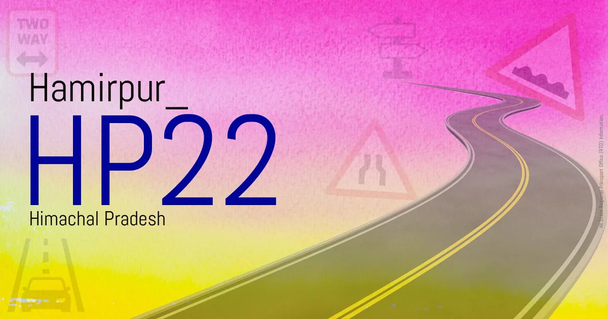 HP22 Hamirpur
 RTO