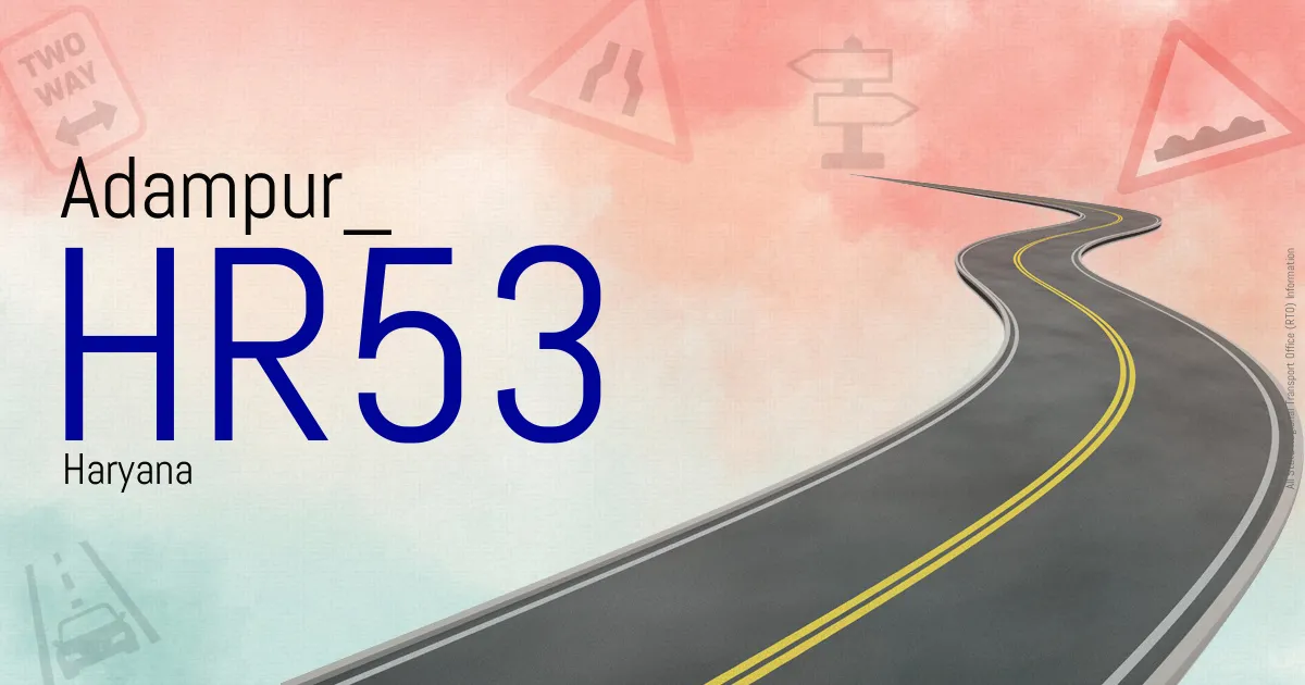 HR53 Adampur
 RTO