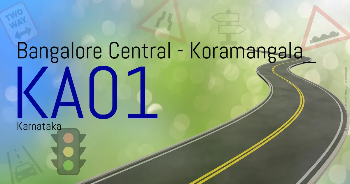 KA01 Bangalore Central - Koramangala RTO