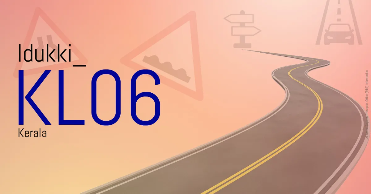 KL06 Idukki
 RTO