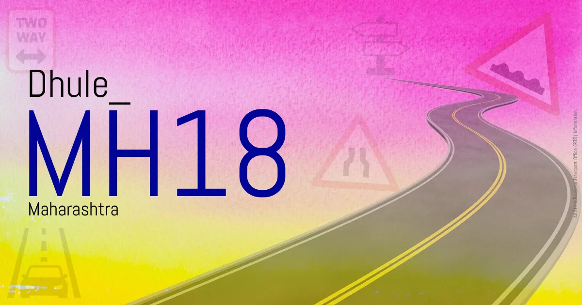 MH18 Dhule
 RTO