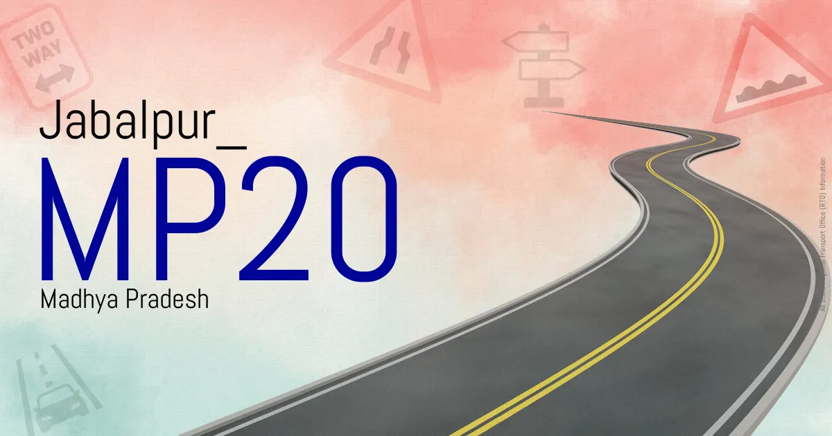 MP20 Jabalpur
 RTO