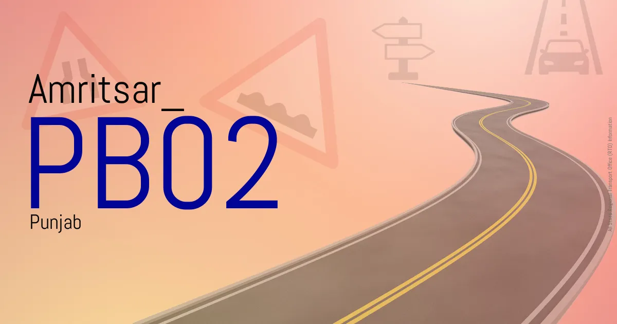 PB02 Amritsar
 RTO