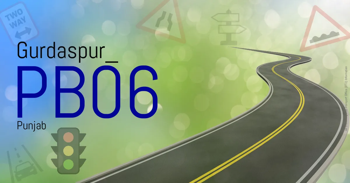 PB06 Gurdaspur
 RTO