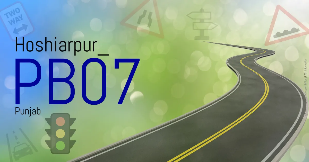 PB07 Hoshiarpur
 RTO