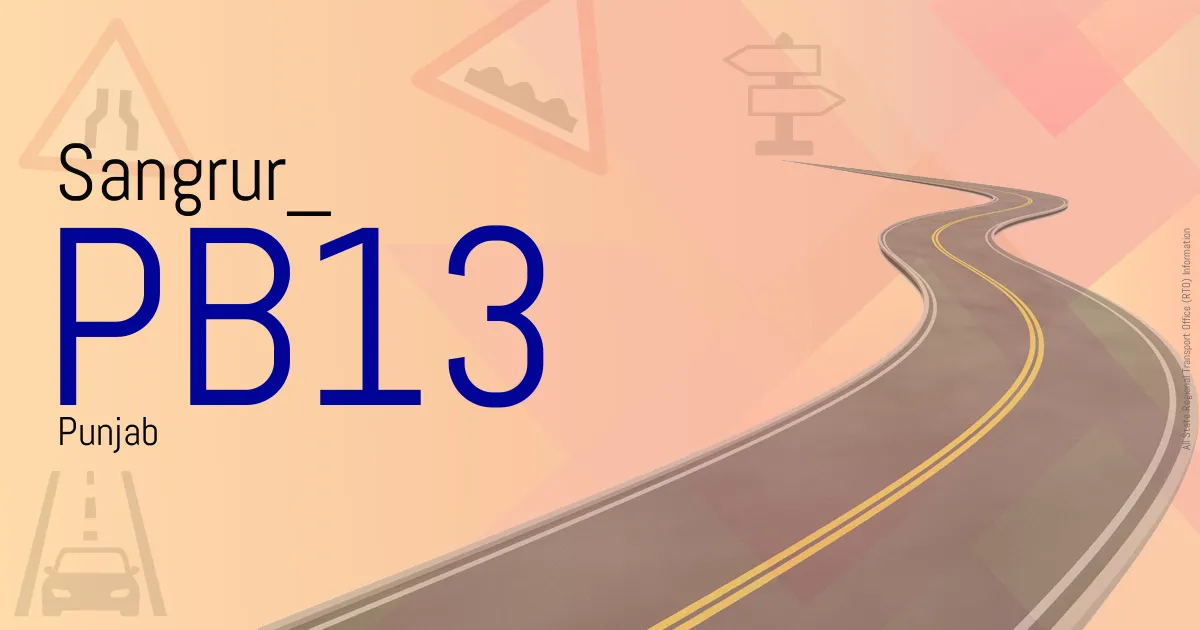 PB13 Sangrur
 RTO