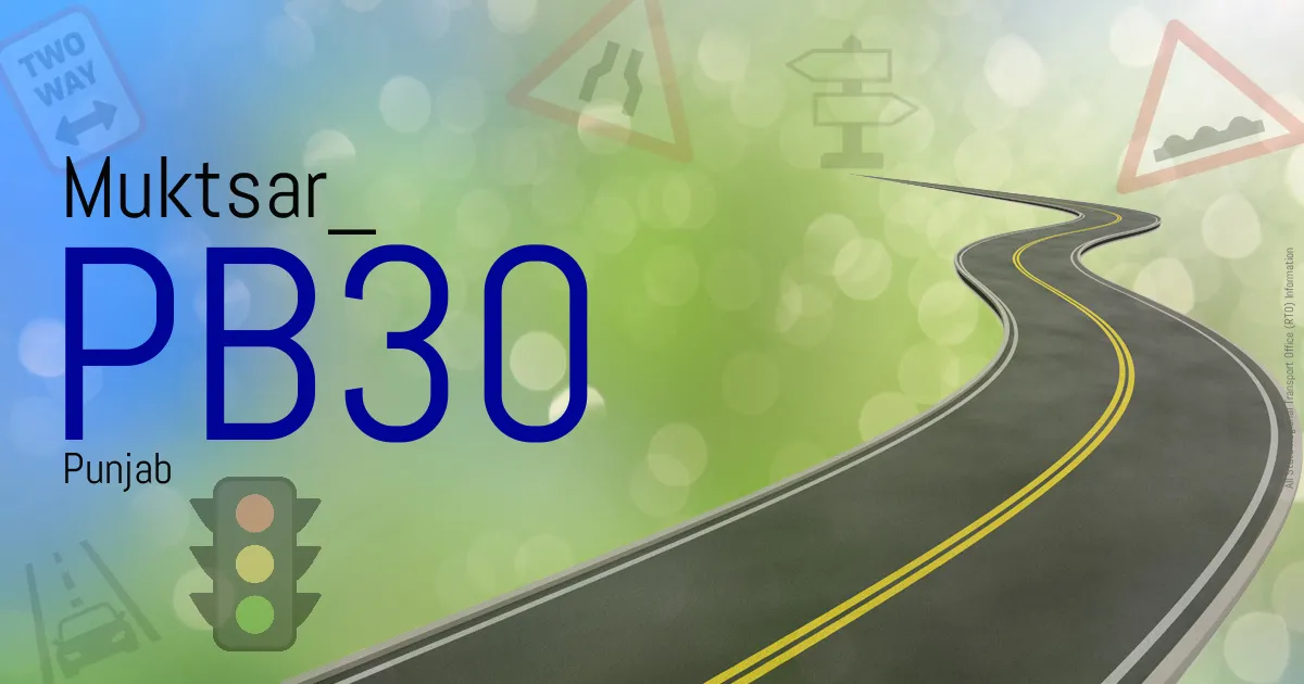 PB30 Muktsar
 RTO