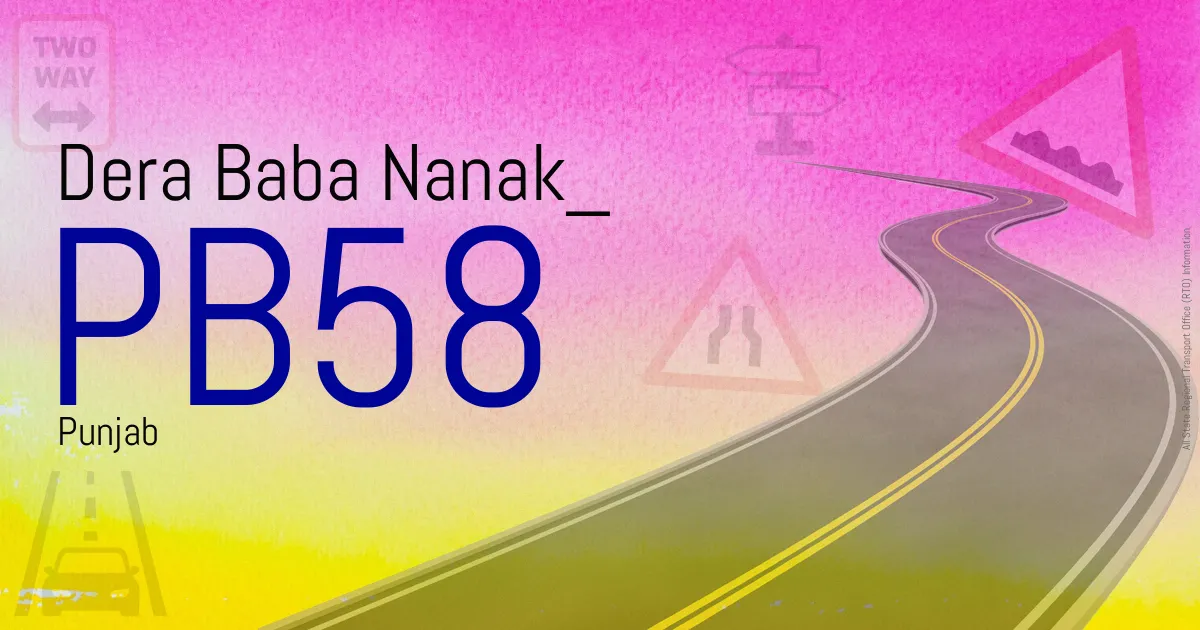 PB58 Dera Baba Nanak
 RTO
