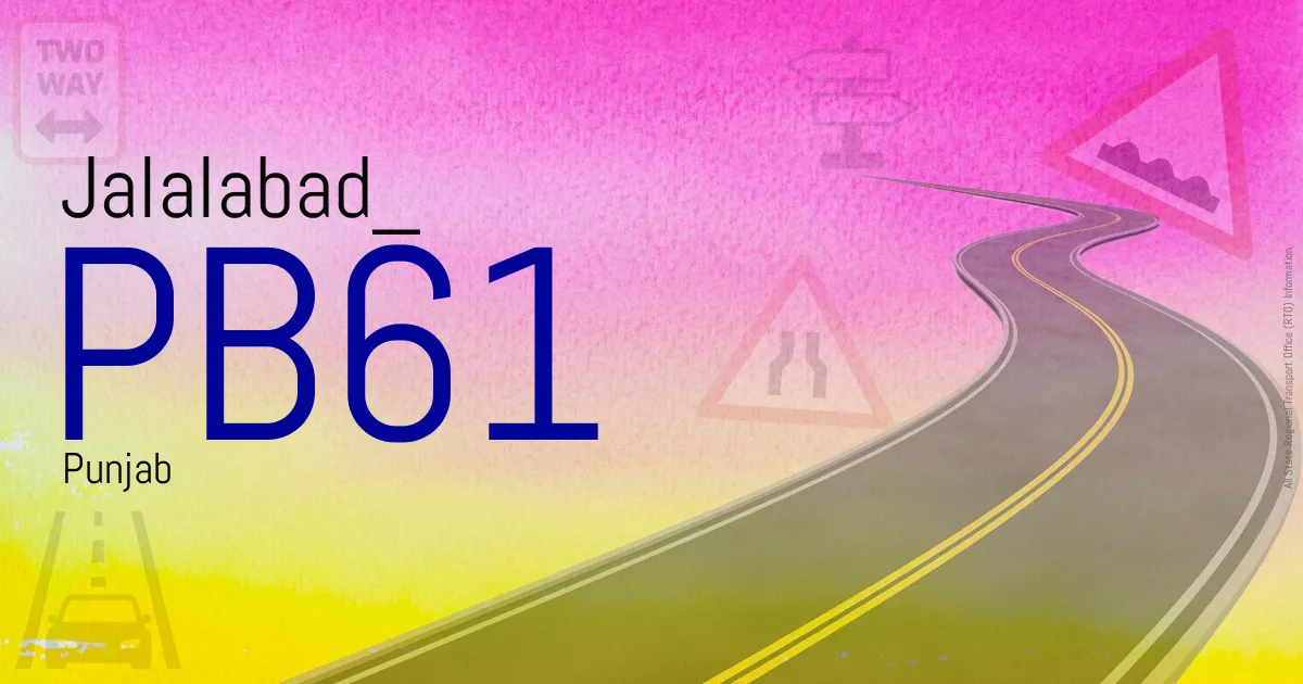 PB61 Jalalabad
 RTO