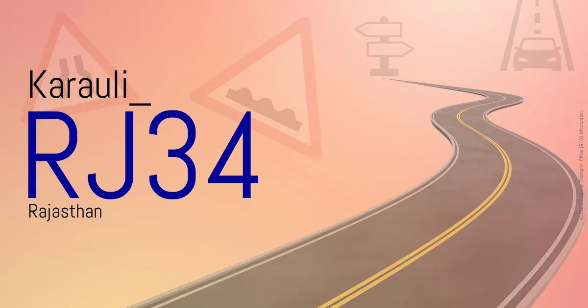 RJ34 Karauli
 RTO