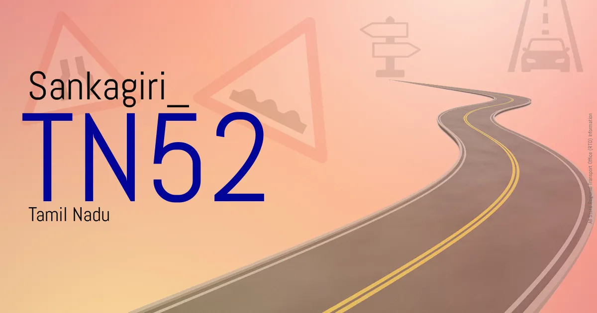 TN52 Sankagiri
 RTO