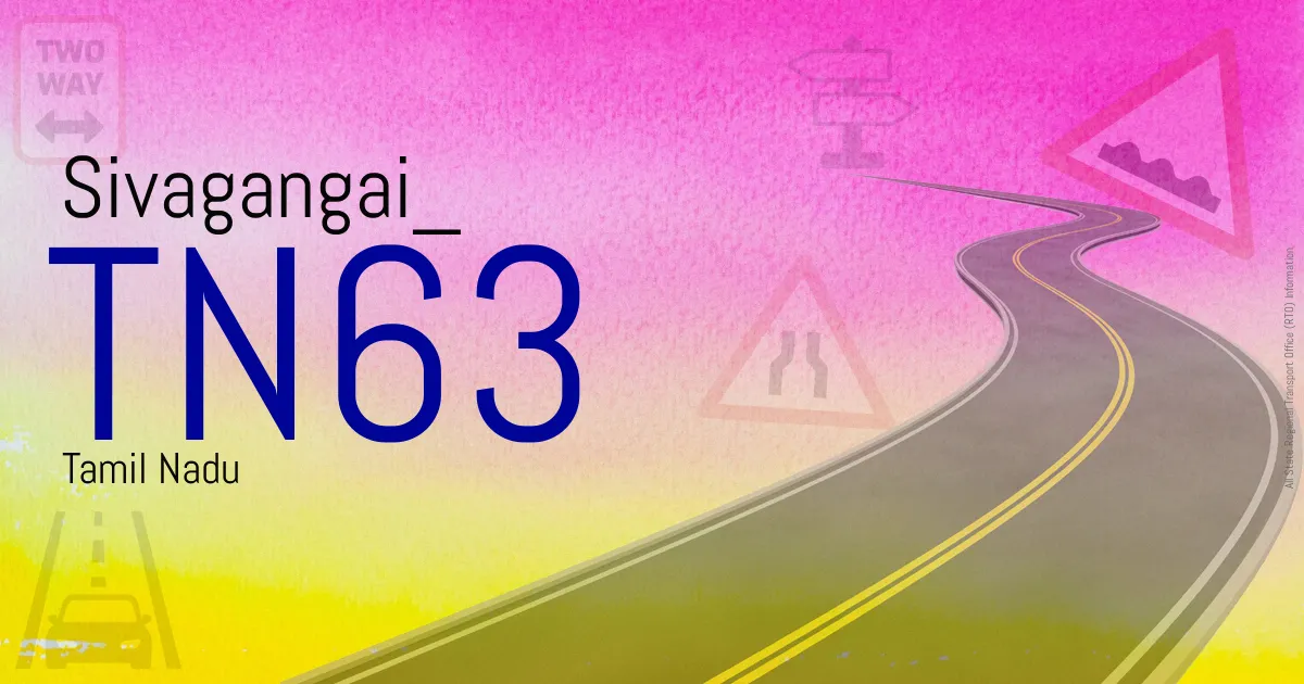TN63 Sivagangai
 RTO