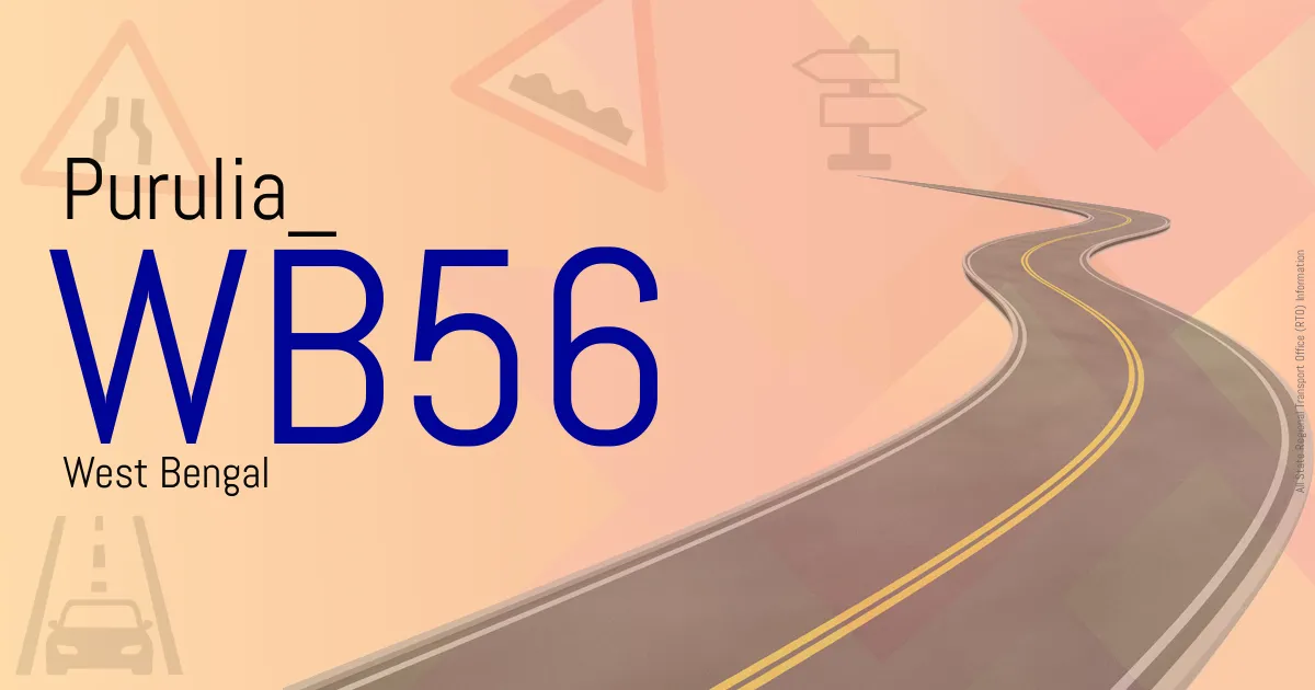 WB56 Purulia
 RTO
