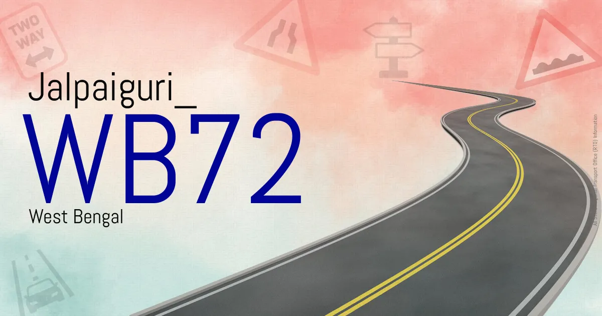 WB72 Jalpaiguri
 RTO